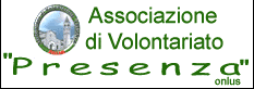 Logo Associazione di Volontariato "Presenza" ONLUS Logo Associazione di Volontariato "Presenza" ONLUS