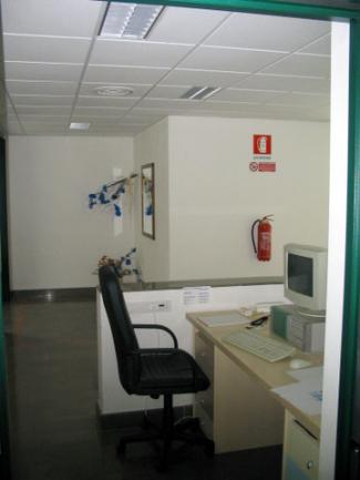 Scorcio del reparto amministrativo