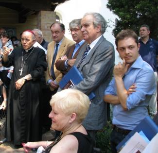 Arcivescovo Mazzocato, l'Ass. Piuzzi il consigliere Venanzi