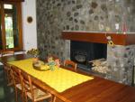 Sala colazioni con caminetto