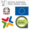 Loghi Fondo Sociale Europeo, PIPOL, Regione Autonoma Friuli Venezia Giulia, Unione Europea, Repubblica Italiana