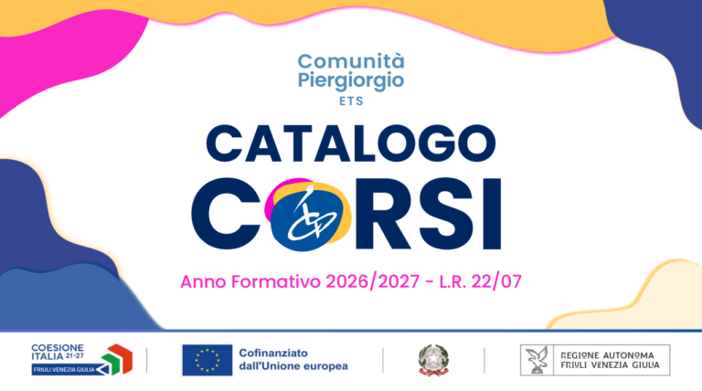 Catalogo Corsi Anno Formativo 2026/2027 di Comunità Piergiorgio ETS (PDF)