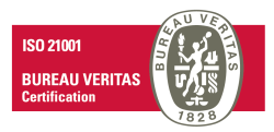 Logo Certificazione ISO 21001:2018 – Comunità Piergiorgio